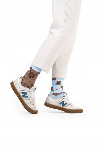 Skarpety męskie bawełniane długie prezent KAPIBARA Many Mornings 39-42 na Arena.pl