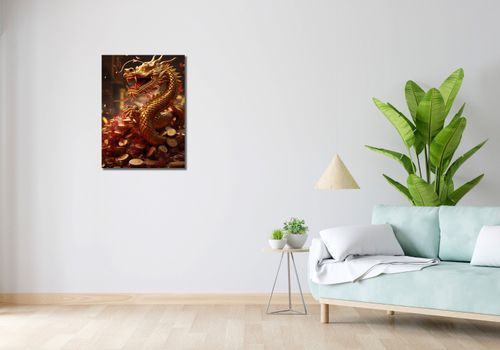 Obraz 50x70cm Smok Bogactwa na Arena.pl