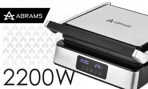 GRILL GOFROWNICA OPIEKACZ ELEKTRYCZNY 2200W REGULACJA CZASU I TEMP na Arena.pl