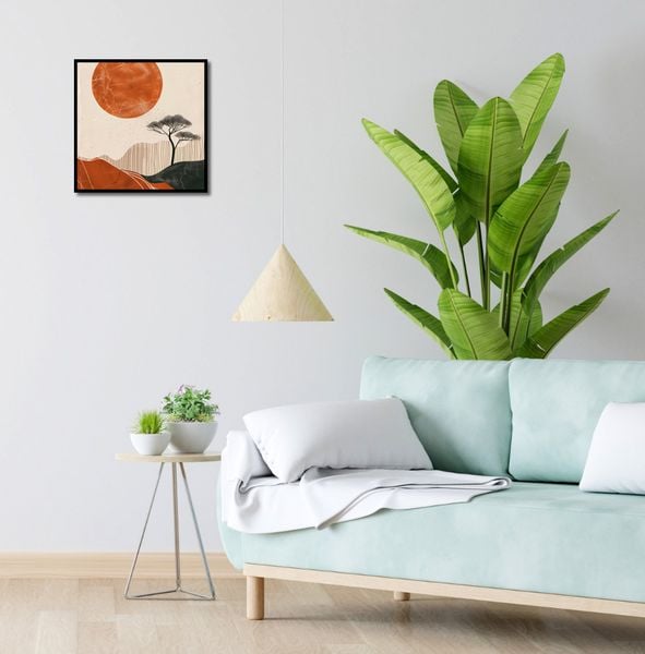 Plakat 40x40cm Afrykański Zachód Słońca zdjęcie 4