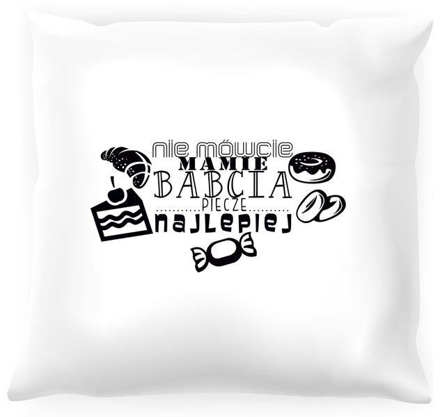 Poduszka Babcia piecze najlepiej zdjęcie 1