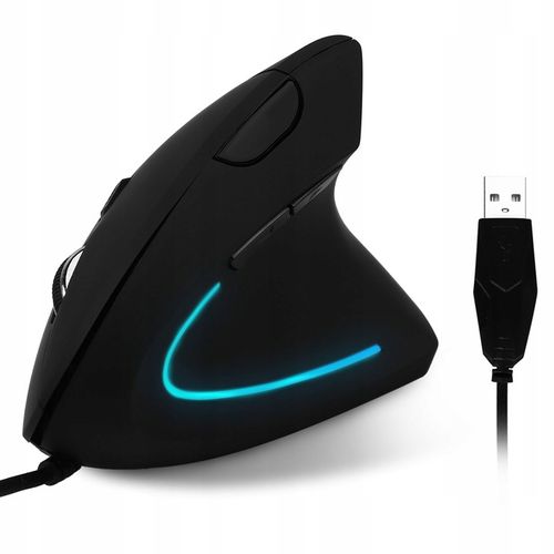 Myszka wertykalna RENEW FORCE pionowa MYSZ ergonomiczna przewodowa CICHA na Arena.pl