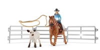 SCHLEICH Zestaw Kowbojka i łapanie na lasso 42577