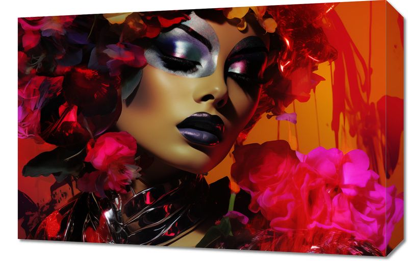Obraz 60x40cm Kwiecista Diva zdjęcie 1