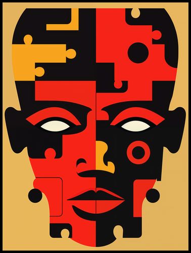 Plakat 75x100cm Puzzle Tożsamości na Arena.pl