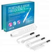 DARSONVAL DERMA WAND 4 PELOTY PIELĘGNACJA ELEKTRODY DO TWARZY WŁOSÓW CIAŁA