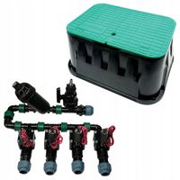 Kolektor 4 sekcje Hunter PGV rura 25mm + Filtr + Odpowietrznik + Studzienka