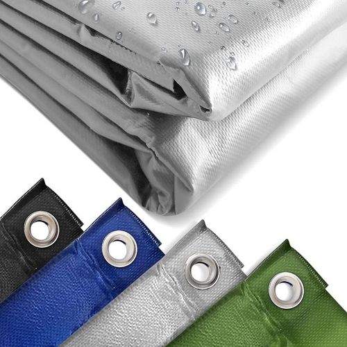 JAGO Plandeka 650 g/m2, aluminiowe oczka, szara, 2 x 3 m na Arena.pl