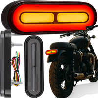 LAMPA LED 12V TYŁ TYLNA MOTOCYKLOWA KIERUNKOWSKAZY PŁYWAJĄCE STOP MOTOR