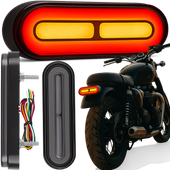 LAMPA LED 12V TYŁ TYLNA MOTOCYKLOWA KIERUNKOWSKAZY PŁYWAJĄCE STOP MOTOR
