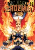 Akademia bohaterów shounen manga pełna akcji - Boku no Hero Academia Tom 21