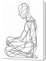 Obraz 50x70cm Liniowa Kontemplacja