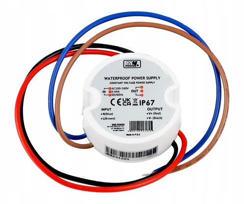 Zasilacz LED 12V 30W 2.5A Do Puszki Tranformator Dopuszkowy Do Taśm Taśmy na Arena.pl