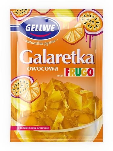 Gellwe Galaretka owocowa smak Frugo 72 g na Arena.pl