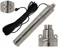 POMPA GŁĘBINOWA DO WODY CZYSTEJ DO STUDNI WYDAJNA MOCNA STAL 4" + KABEL 20M