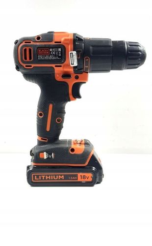 BLACK+DECKER WKRĘTARKA 18V 1x1.5Ah BDCHD18K na Arena.pl