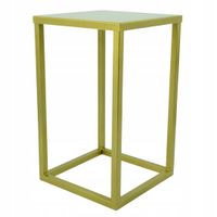 2X SIMPLE-16 Kwietnik 40cm metalowy złoty 1-poziomowy
