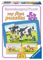 Puzzle 3 x 6 elementów. Dobrzy przyjaciele zwierząt