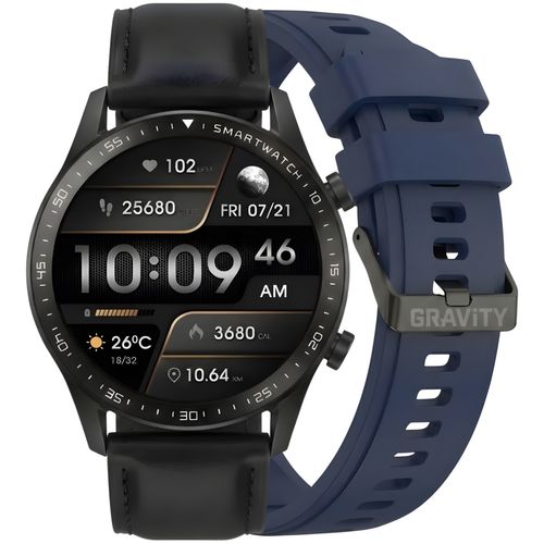 smartwatch gravity czarny 2 paski gt10-5 na Arena.pl