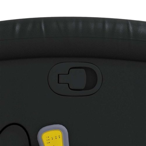 Rozkładany fotel masujący, czarny, sztuczna skóra na Arena.pl