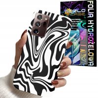 ETUI DO SAMSUNG NOTE 20 ultra - ABSTRAKCJA ZEBRA WZORY DLA KOBIET + FOLIA