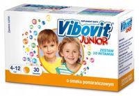 Vibovit Junior, smak pomarańczowy 30 saszetek