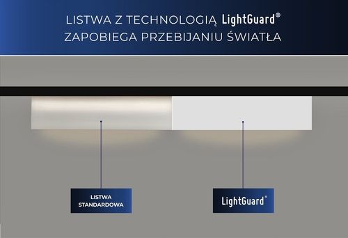 Listwa karniszowa maskownica 10cm LED MARDOM DECOR QL026 dł. 2,4mb na Arena.pl