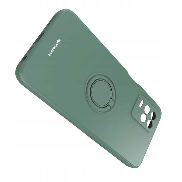 Spacecase Silicone Ring Realme 8 5G Dark Green zdjęcie 6