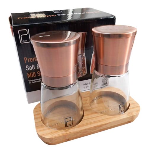 Zestaw Młynków Do Soli I Pieprzu Premium Miedziany na Arena.pl