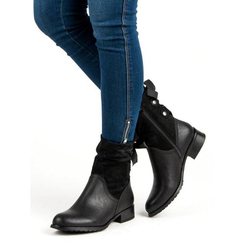 Modne czarne botki r.36 na Arena.pl