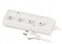 PRZEDŁUŻACZ MIESZKANIOWY 4 GNIAZDA 1,5 METRA B/U - VT-300-0415