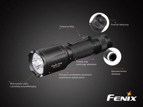 Latarka diodowa Fenix TK25iR na Arena.pl