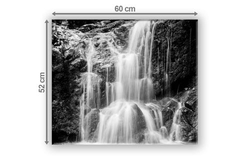 SZKLANA DESKA NA KUCHENKĘ 60x52 074A WODOSPAD na Arena.pl