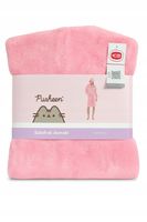 Carbotex Szlafrok Damski PUSHEEN L/XL Poliester Miękki Różowy do kolan