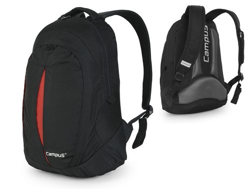 LEKKI WYGODNY PLECAK MIEJSKI CAMPUS KOOL | POJEMNOŚĆ 20L | CZARNY na Arena.pl