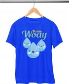 KOSZULKA DZIECIĘCA T-SHIRT - DZIEŃ WODY PIJMY WODĘ WODA - M 134-140