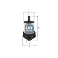 FILTR OLEJU WKLAD UFI