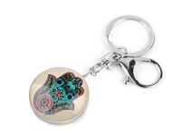Brelok Hamsa Ręka Fatimy Mandala