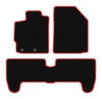 Dywaniki welurowe CARLUX-RED Toyota Yaris II 2005-2011 hatchback