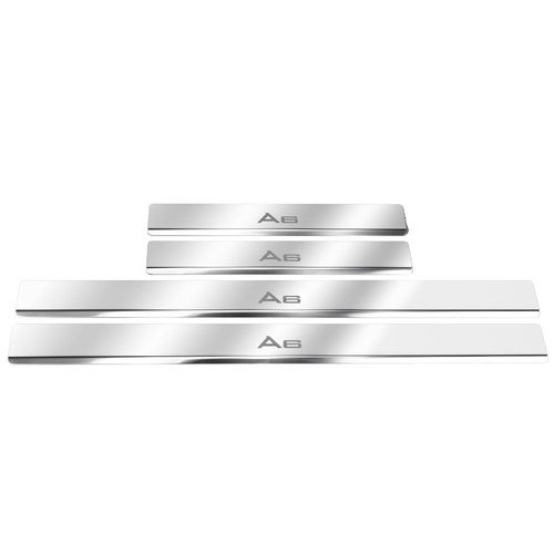 Listwa progowa AUDI A6 C8 Stal nierdzewna 304 połysk 4szt na Arena.pl