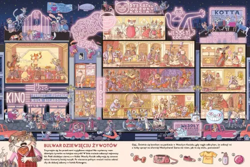 Ilustowana książka dla dzieci Nikola Kucharska "Miasto Kotów" Oprawa twarda na Arena.pl