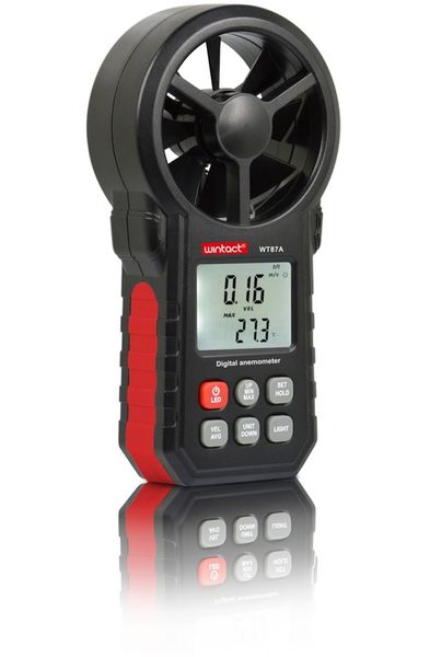 ANEMOMETR WIATROMIERZ POMIAR PRĘDKOŚCI POWIETRZA MIERNIK WIATRU TEMPERATURY zdjęcie 7