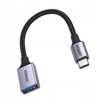UGREEN KABEL ADAPTER PRZESCIÓWKA USB-C (męski) - USB-A (żeński) 5Gb/s 0.15m