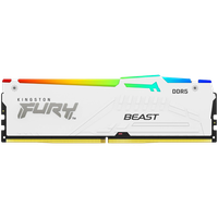 kingston 32gb 6000mt/s ddr5 cl30 dimm (kit of 2) fury beast white rgb expo