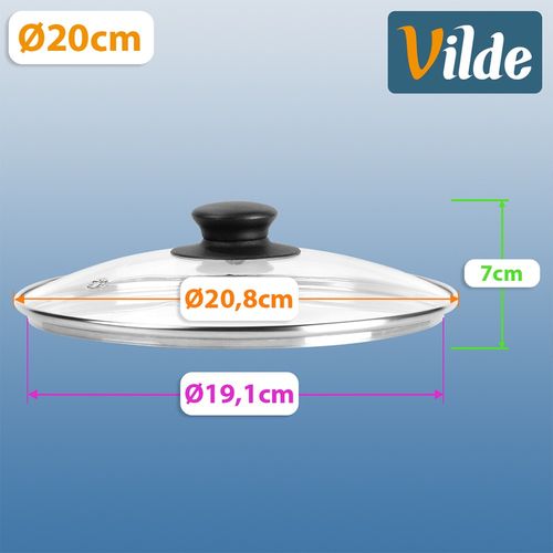 Pokrywka szklana 20 cm na Arena.pl