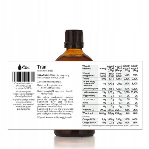 Olej z czarnuszki dla dzieci + Tran dla dzieci + syrop z jagody kamczackiej na Arena.pl