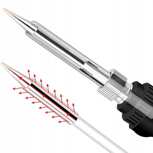 Lutownica ZESTAW NARZĘDZI DO LUTOWANIA 40 ELEMENTÓW MULTIMETR 6 GROTÓW CYNA zdjęcie 2