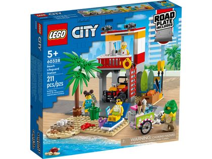 LEGO 60328 CITY STANOWISKO RATOWNICZE NA PLAŻY
