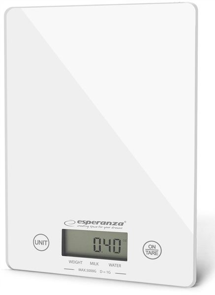 ESPERANZA Nowoczesna Waga Kuchenna Precyzyjna LCD Funkcja Tary 1g - 5kg zdjęcie 2