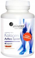 Aliness Kolagen Arthro Sprint 60kaps KWAS HIALURONOWY Wsparcie stawów